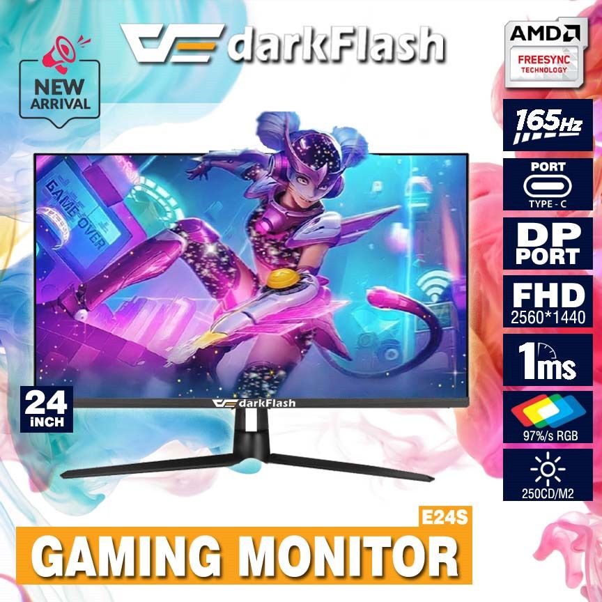 Darkflash LED Monitor E24S 24 Inch 1080p 165Hz 1MS VA Darkflash LED Monitor E24S 24 Inch 1080p 165Hz 1MS VA